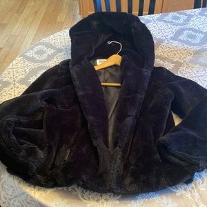 Great fur black coat from a boutique in Florida great holiday gift!!!